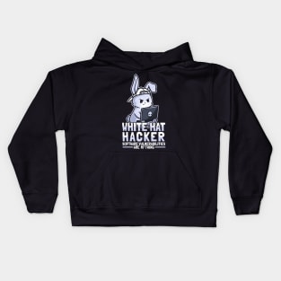 White Hat Hacker Ethical Hacking Cute Kids Hoodie